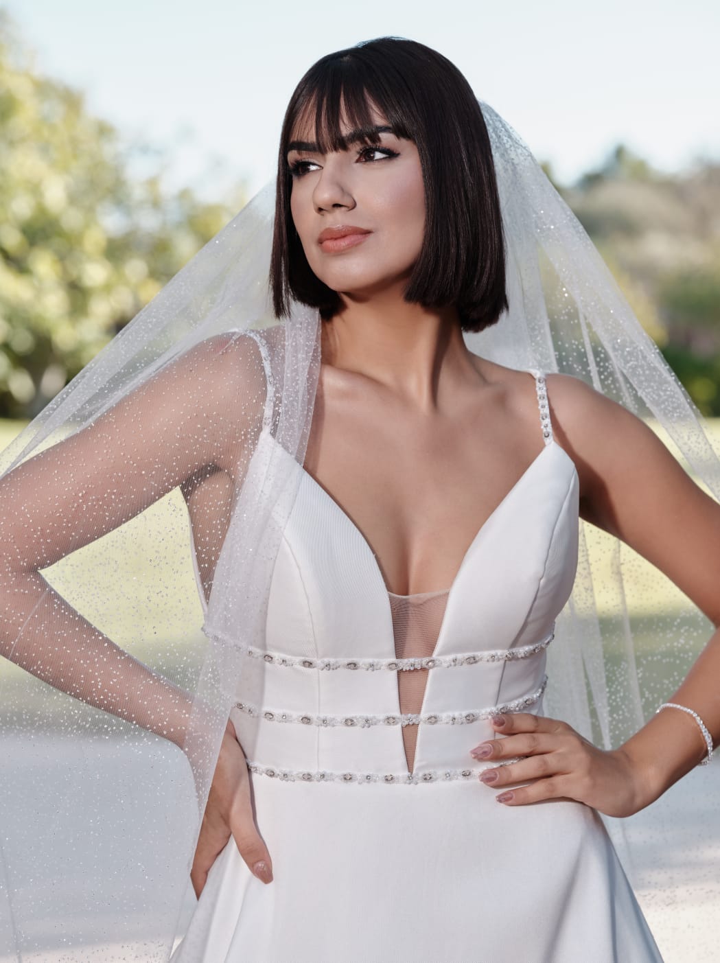 Professional wedding makeup